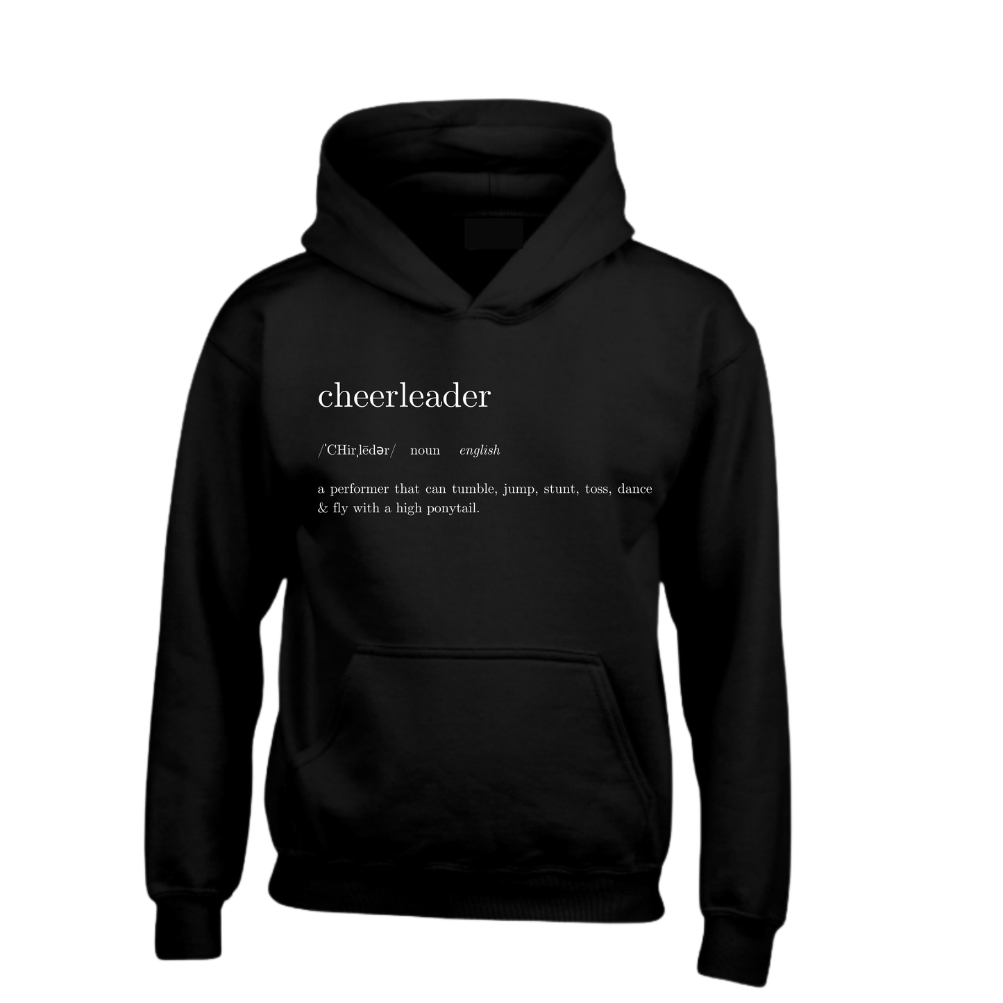 Cheer Definition Kids Hoodie