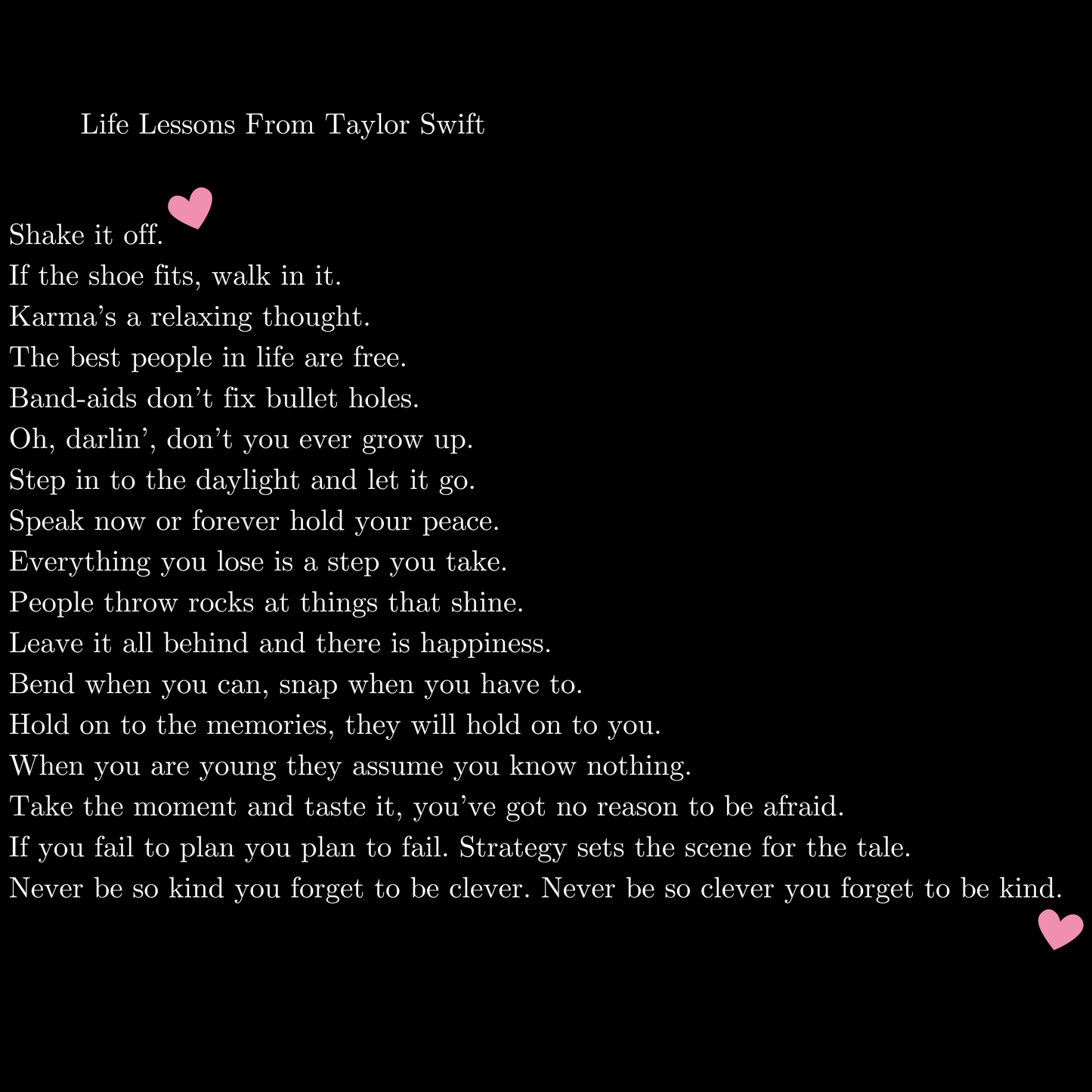 TS Lyrics Crewneck