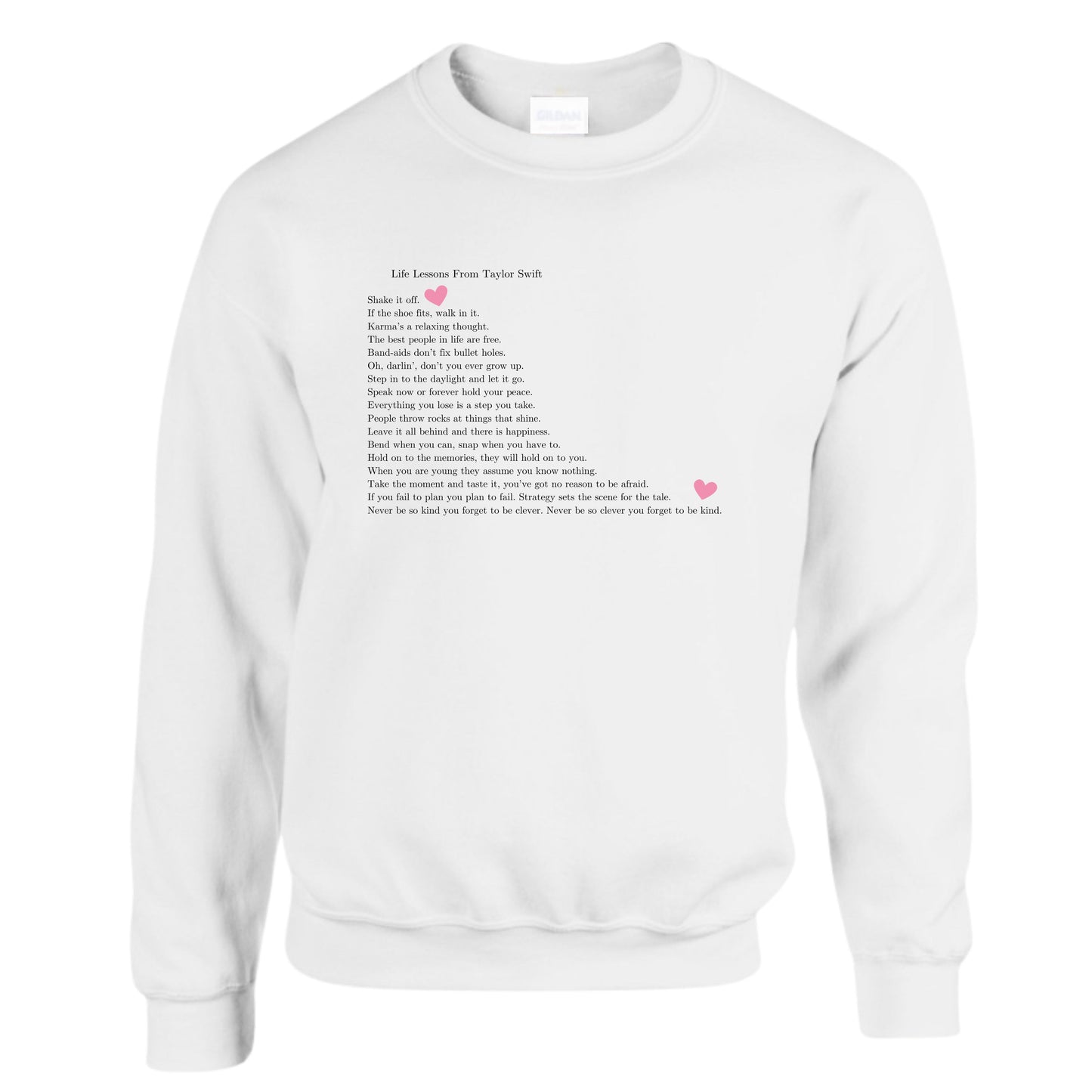 TS Lyrics Crewneck