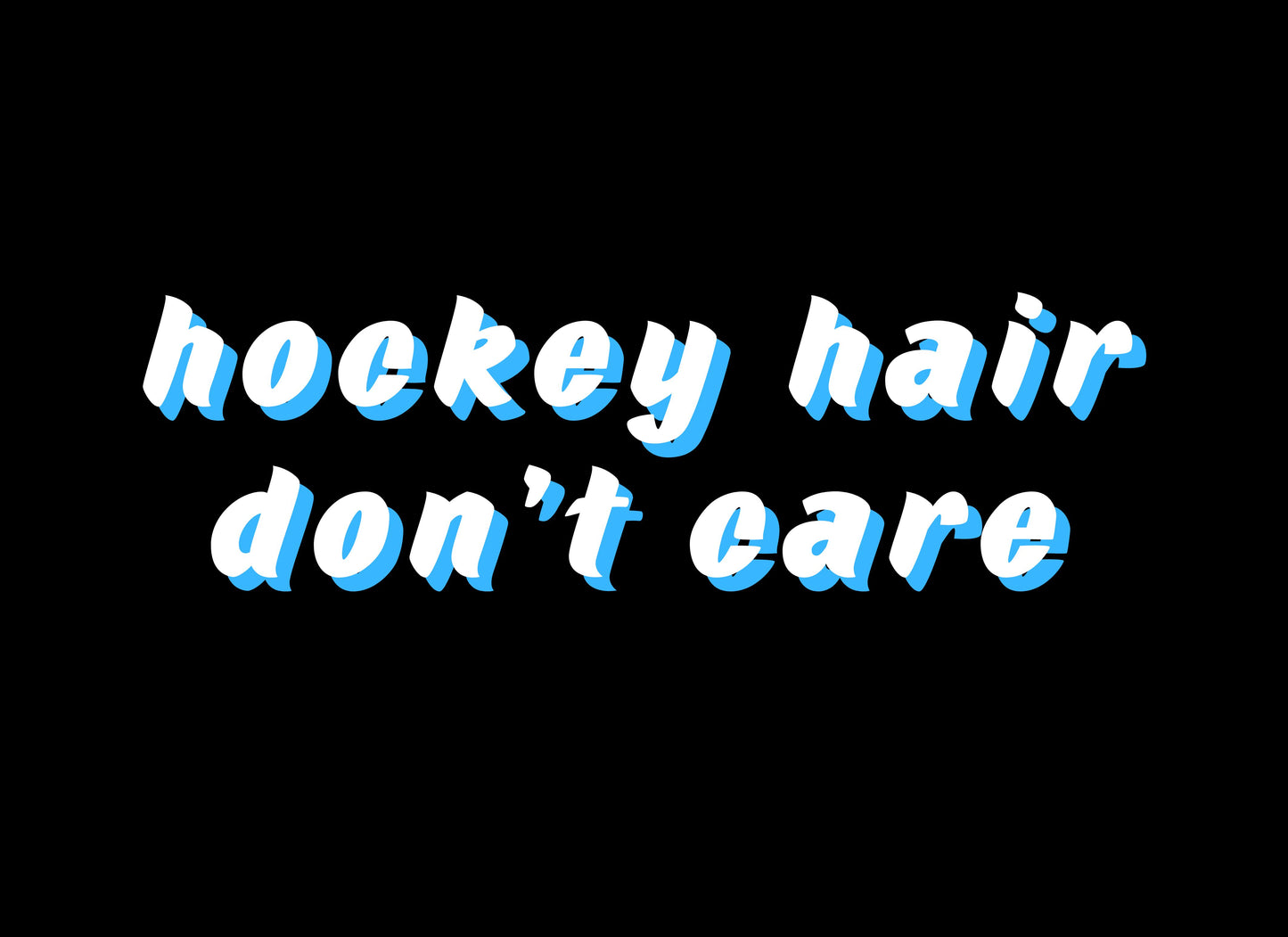 Hockey Hair Kids Hoodie