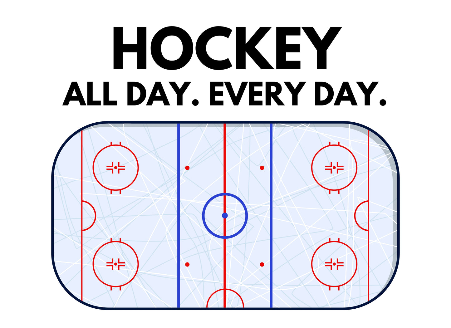 Hockey All Day Hoodie