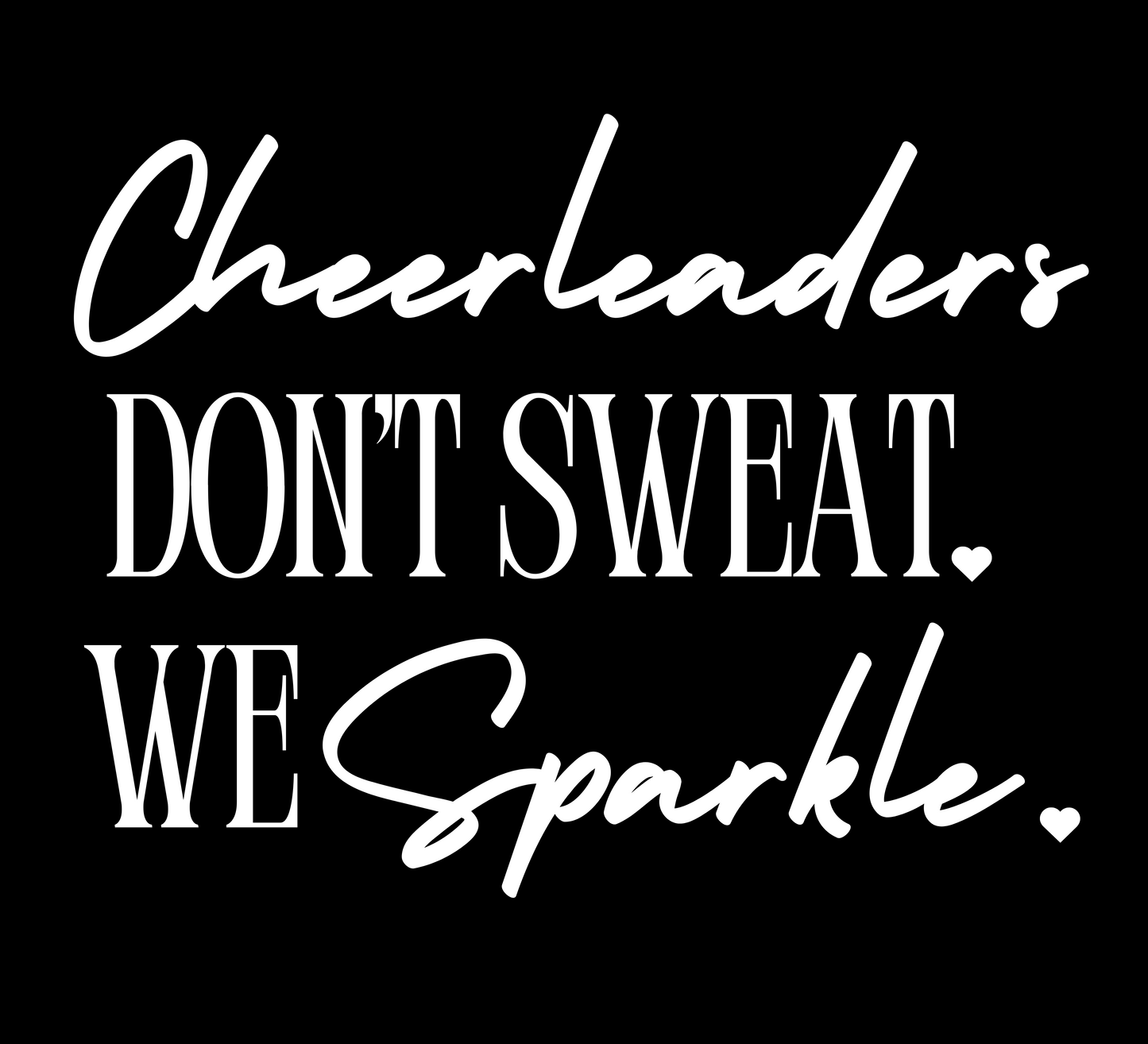 Cheerleaders Sparkle Kids Hoodie