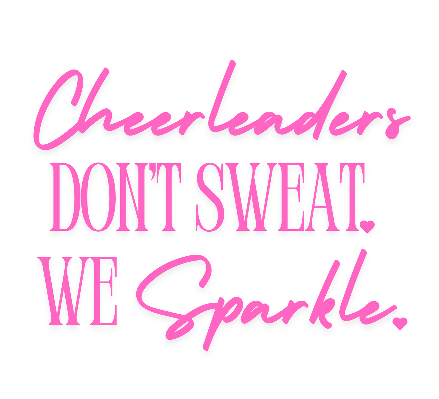 Cheerleaders Sparkle Kids Hoodie