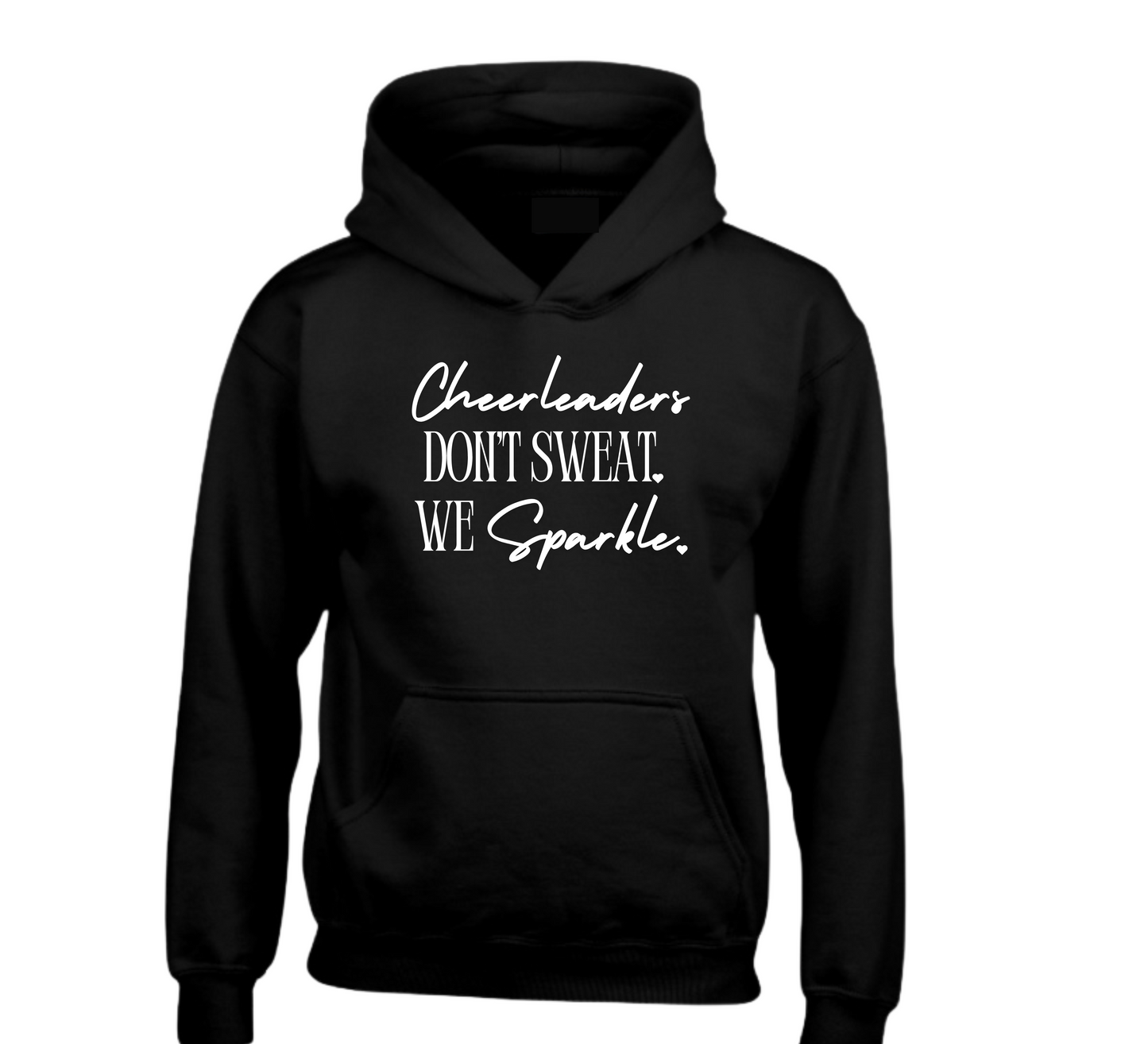 Cheerleaders Sparkle Kids Hoodie