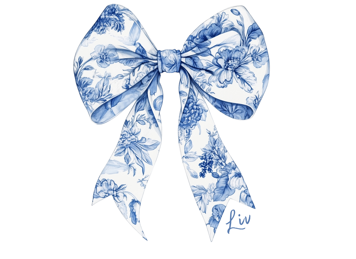 Floral Coquette Personalized Hoodie