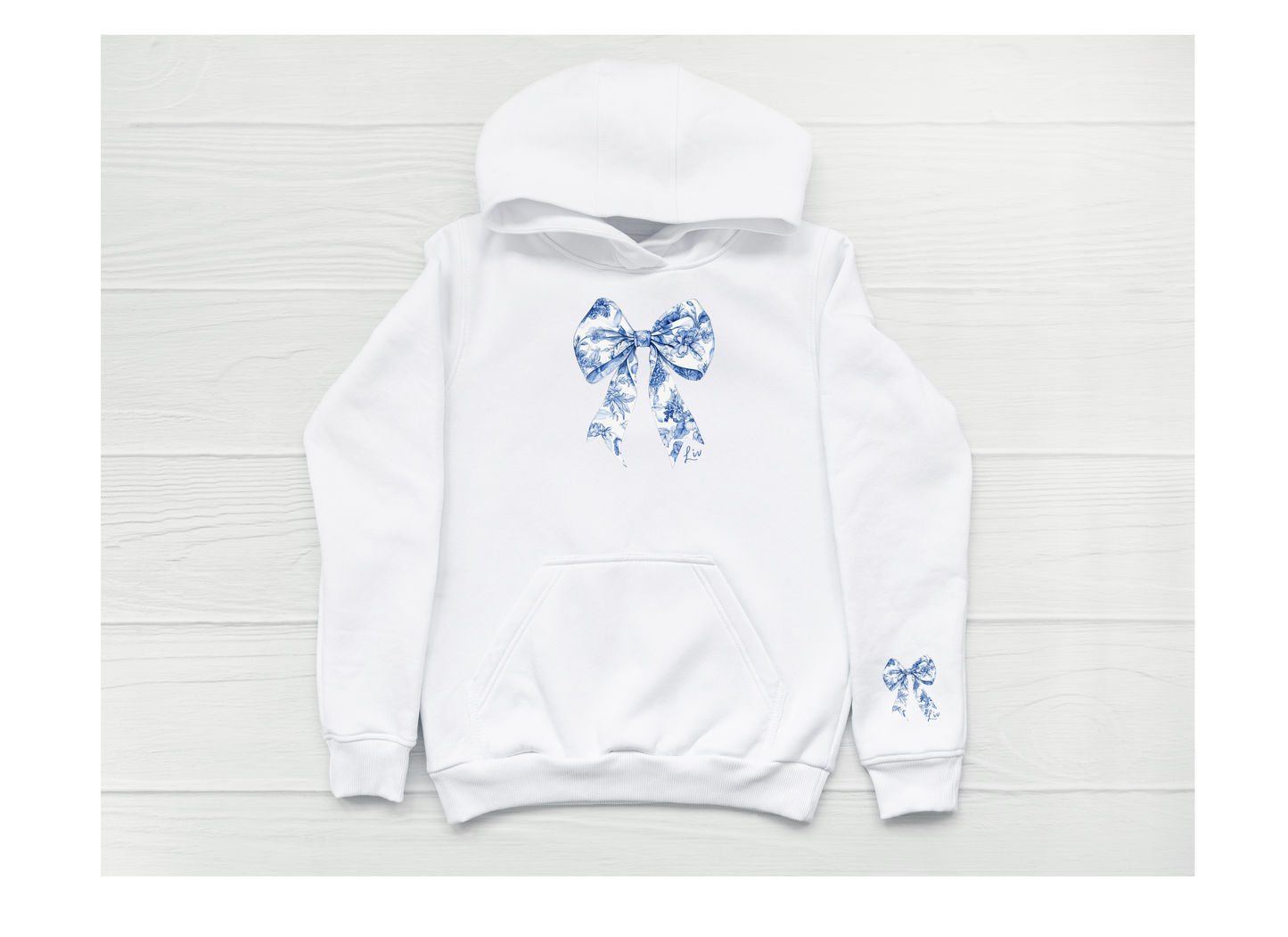 Floral Coquette Personalized Hoodie