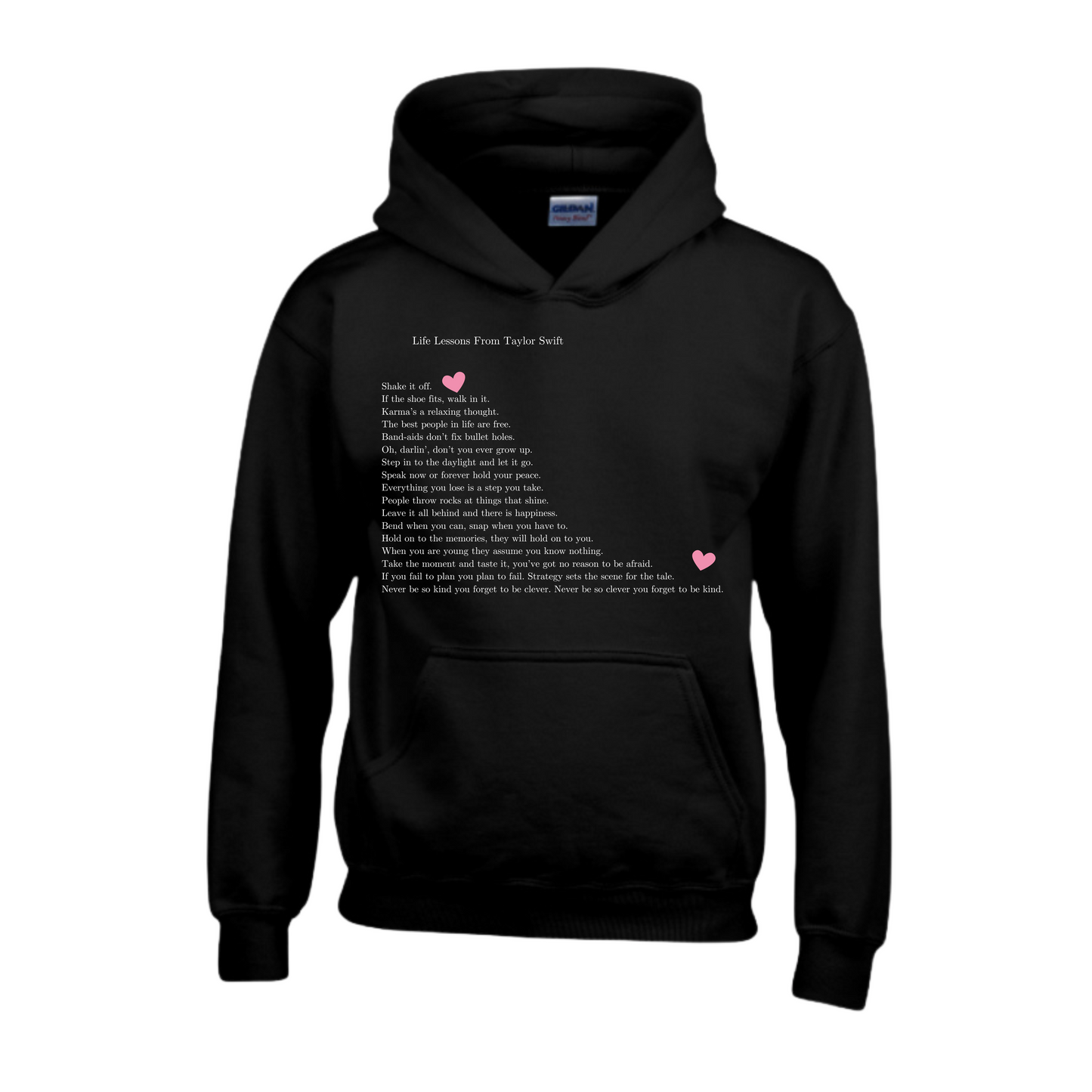 TS Lyrics Kids Hoodie