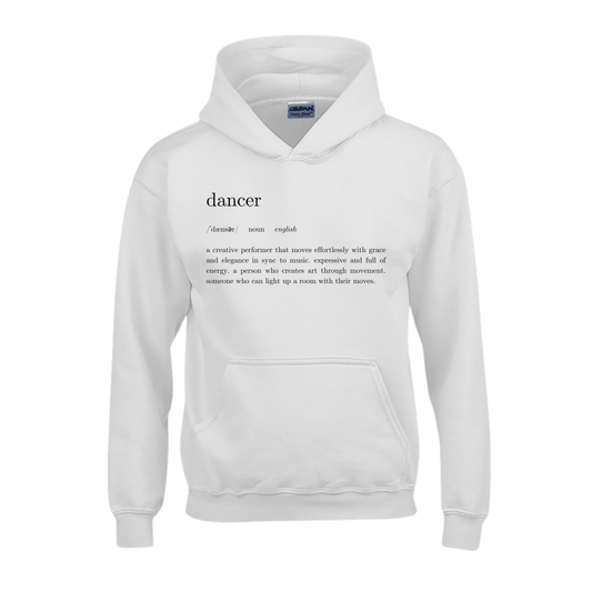 Dancer Definition Kids Hoodie