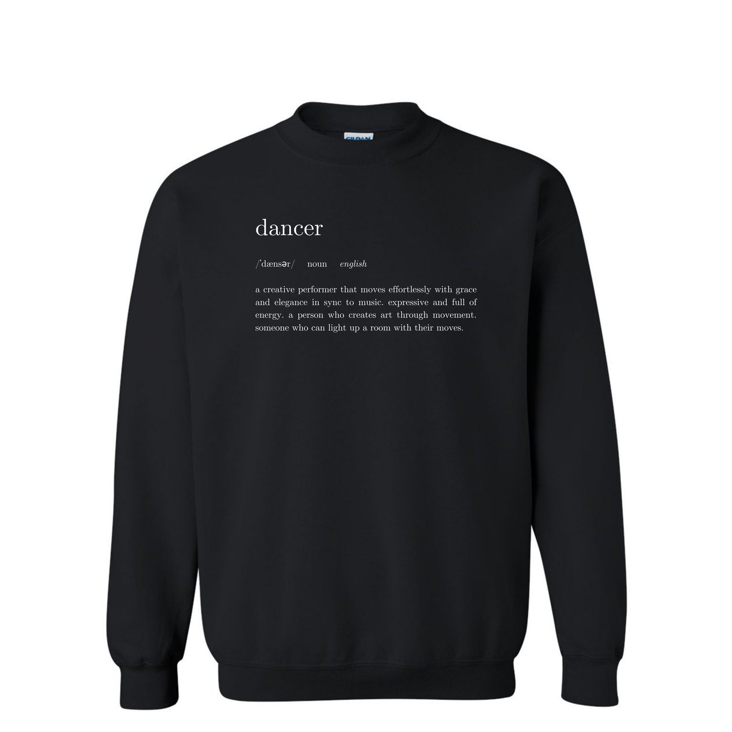 Dancer Definition Kids Crewneck