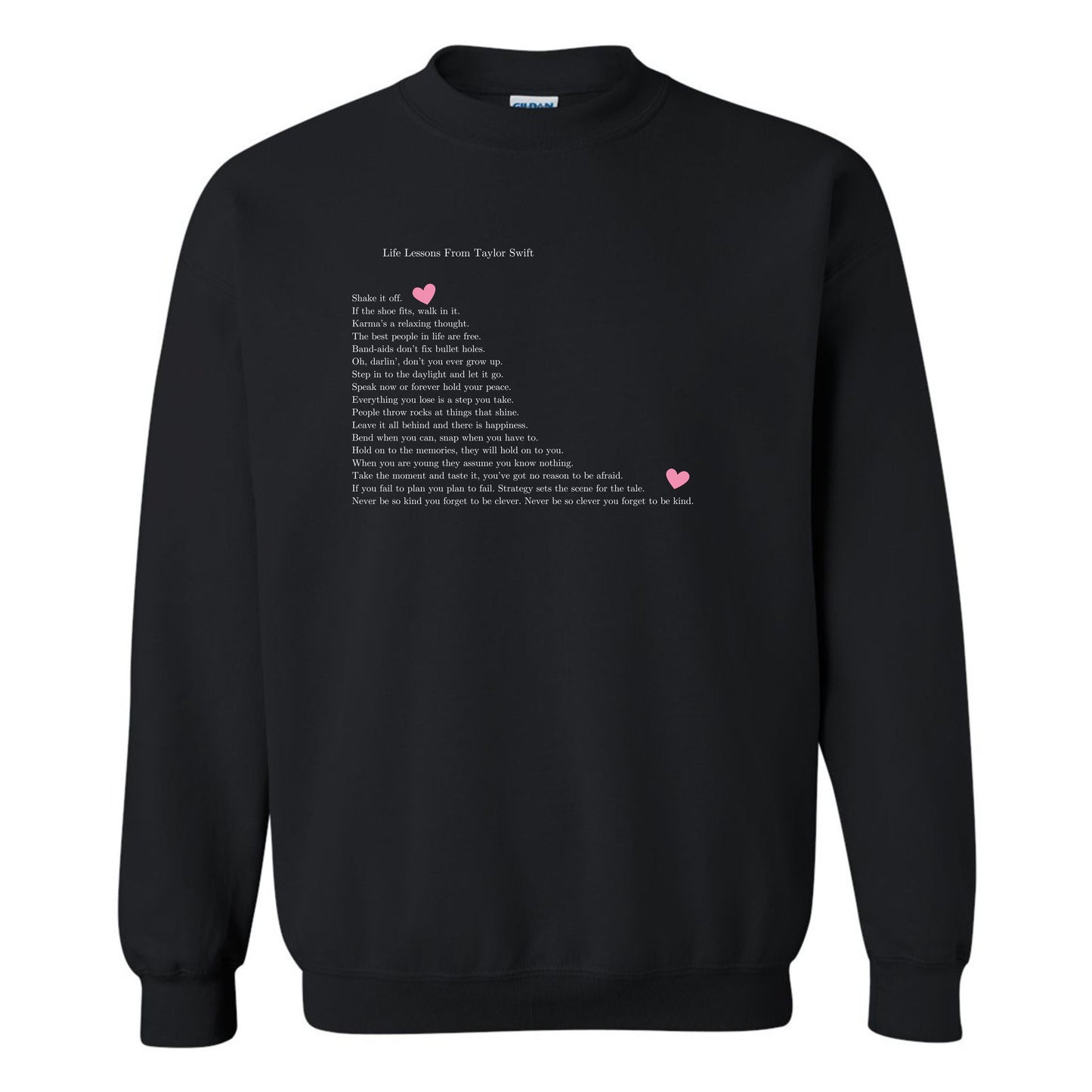 TS Lyrics Kids Crewneck